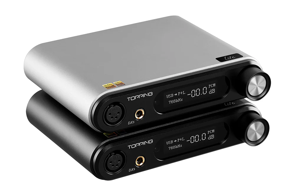 TOPPING DX5 Lite Dual ES9068AS Desktop DAC & Headphone Amplifier - GreshamTech