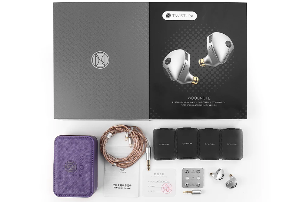 TWISTURA WOODNOTE 10mm Dynamic Driver In-ear Headphone - GreshamTech