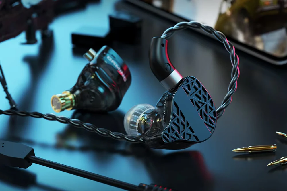TRN Mars 10mm Vibration Unit+1DD+1BA In-Ear Gaming Headphone - GreshamTech