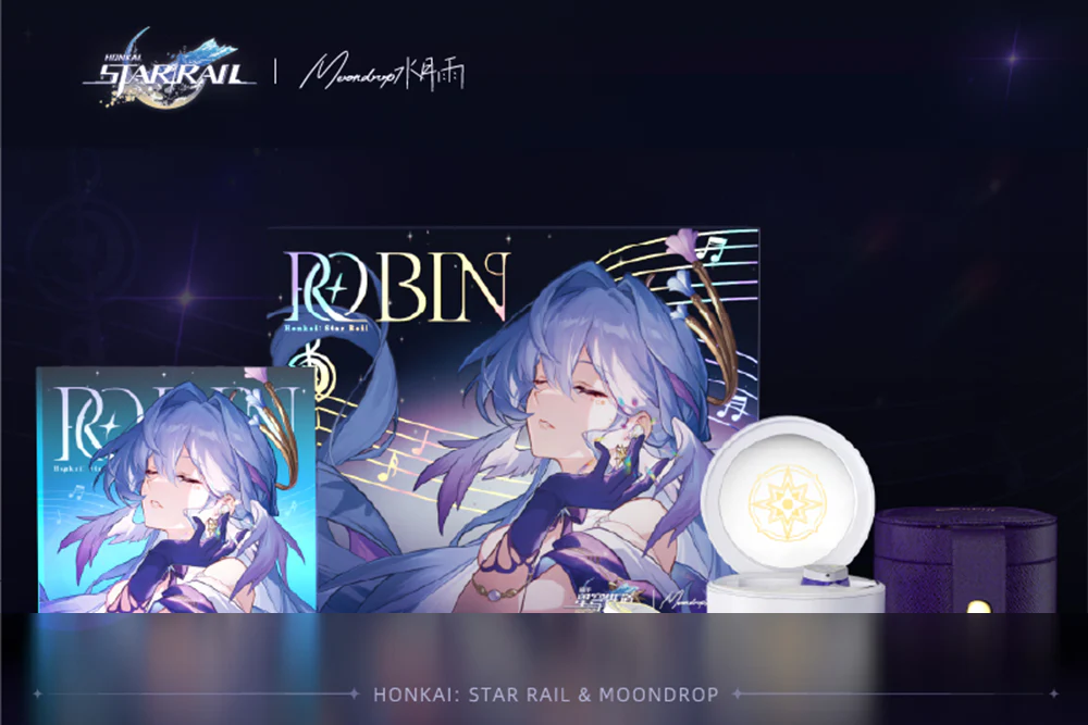 HONKAI: STAR RAIL x MOONDROP Robin's Earphones True Wireless Headphone (TWS) - GreshamTech