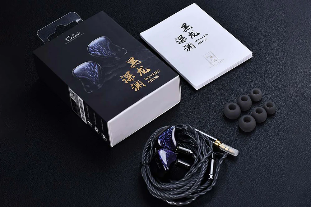 KINERA Celest Wyvern Black 10mm Dynamic Driver In-Ear Headphone - GreshamTech