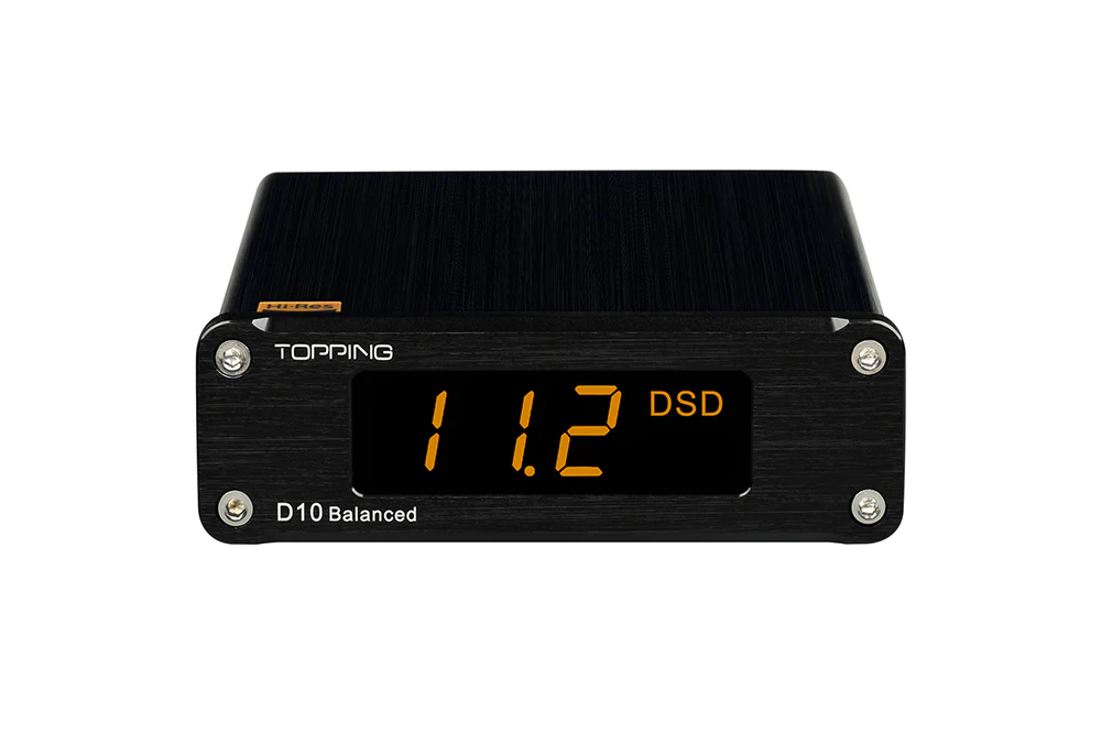 TOPPING D10 Balanced ES9038Q2M Digital to Analog Convertor (DAC) - GreshamTech
