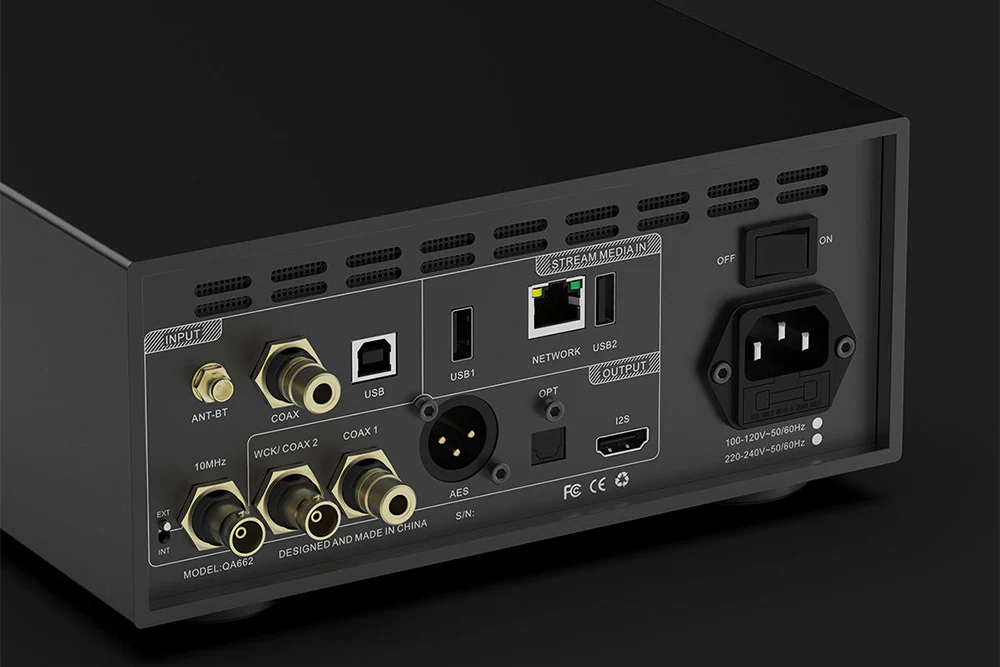 QULOOS QA662 Desktop DAC & Headphone Amplifier & Music Streamer - GreshamTech