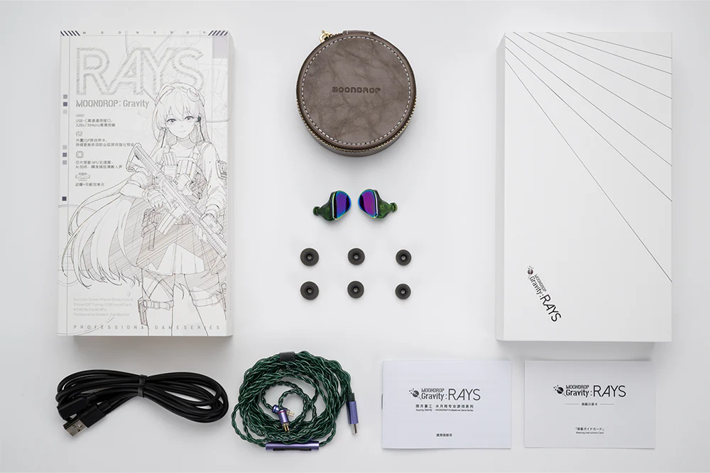 MOONDROP RAYS 1DD+1Planar In-ear Headphone - GreshamTech