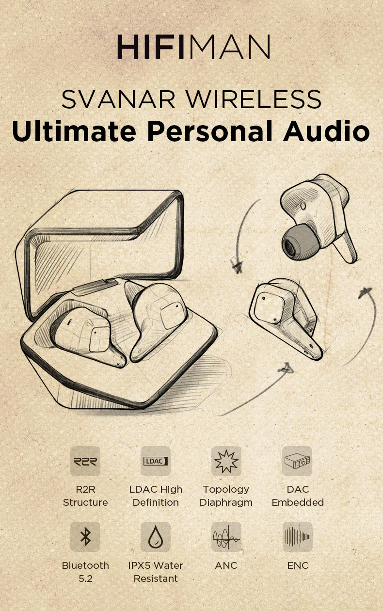 HiFiMAN Svanar Wireless - GreshamTech