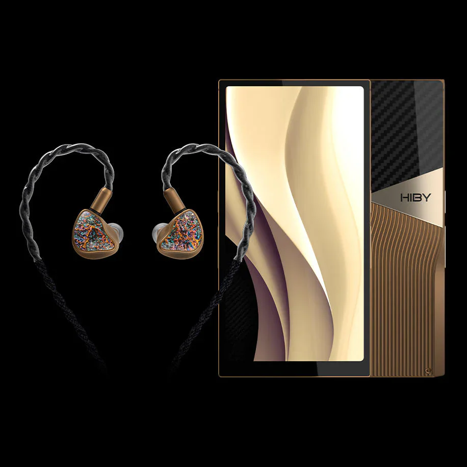 HiBy Golden 10th Anniversary Set - R6Pro Max DAP + Golden IEMs Bundle - GreshamTech