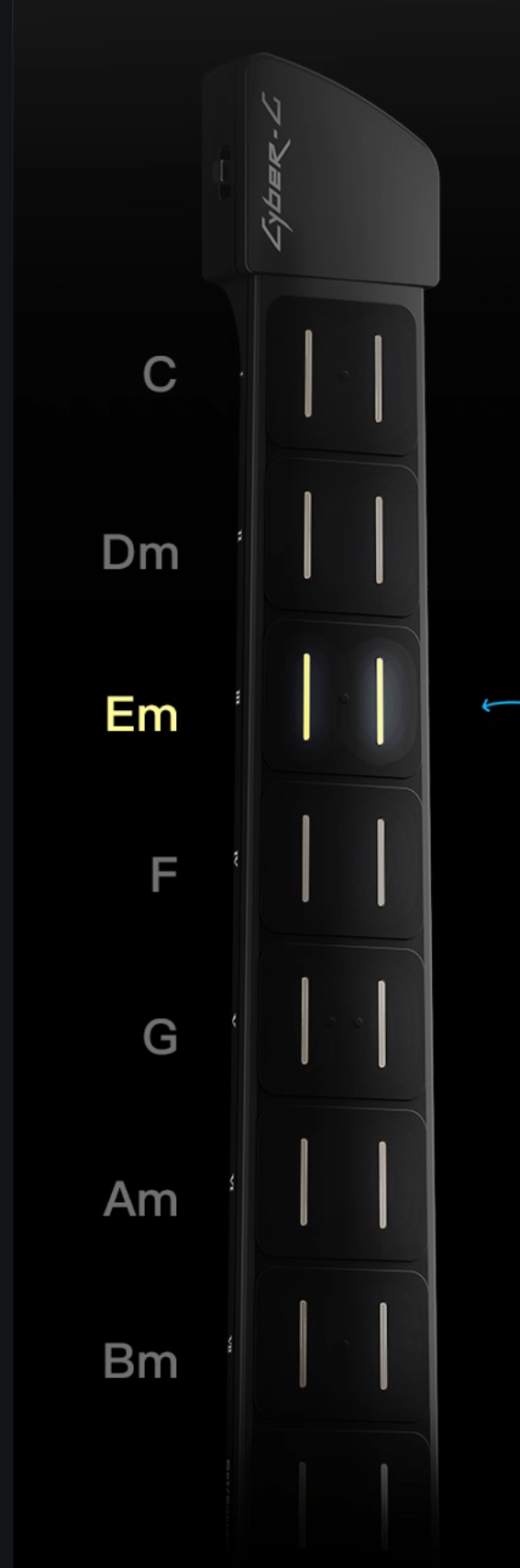 Enya Cyber-G All-in-One Smart Keypad Guitar for Learner and Starter - GreshamTech
