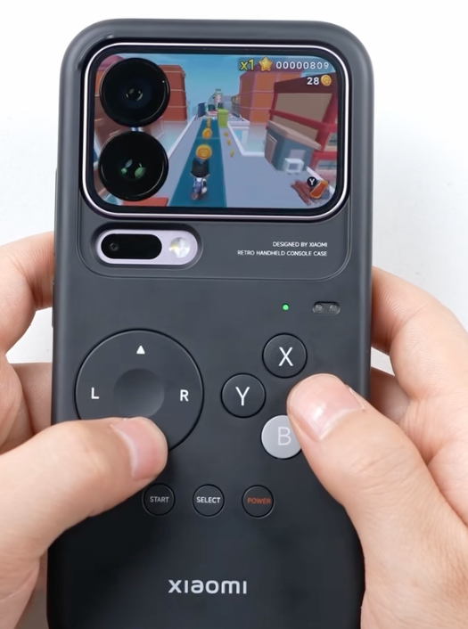 Xiaomi 17 Pro / 17 Pro Max Gameboy console liked case for back display Bluetooth - GreshamTech