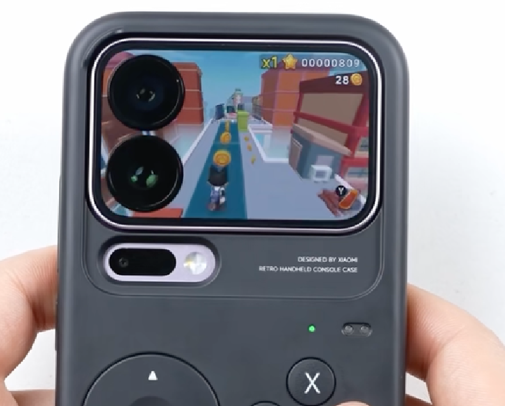 Xiaomi 17 Pro / 17 Pro Max Gameboy console liked case for back display Bluetooth - GreshamTech