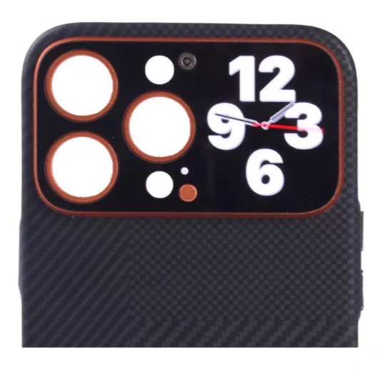 iPhone 16 Pro Max / 15 Pro Max Back case with oled selfie screen Brand New - GreshamTech