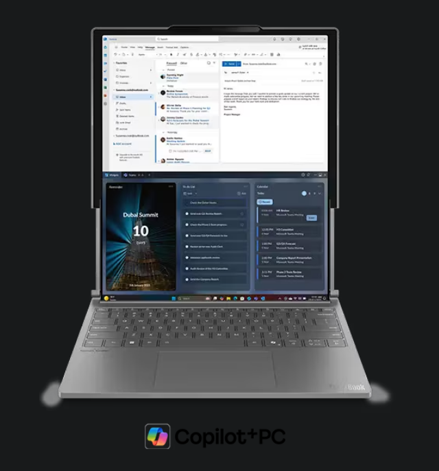 ThinkBook Plus Gen 6 Rollable (14-16'') Laptop 120Hz 258V 32GB+1TB Brand New - GreshamTech