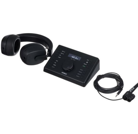 Genelec Unio PRM Personal Reference Monitor 9320A+8550A Headphone Brand New - GreshamTech