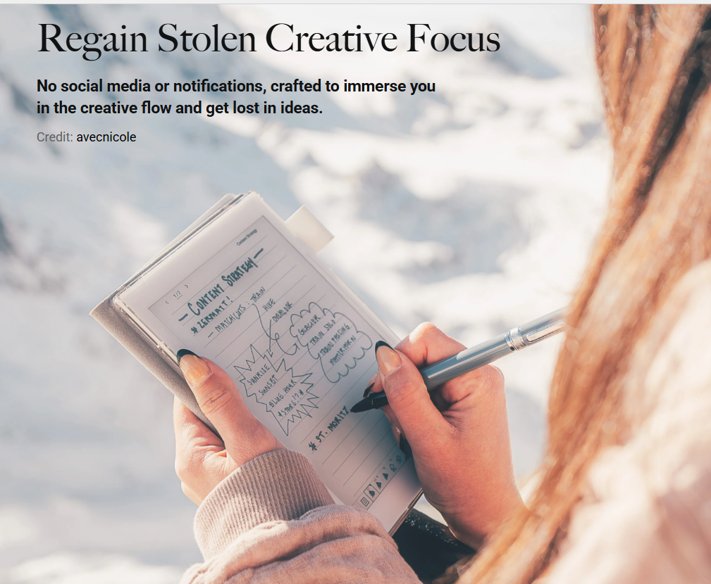 Supernote Nomad 7.8'' e-ink e Reader electronic note book Brand New - GreshamTech