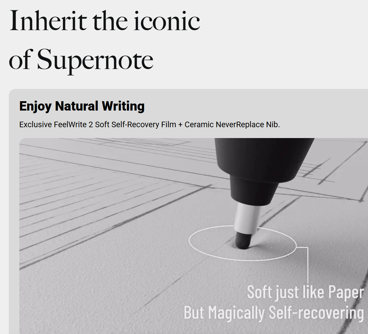 Supernote Nomad 7.8'' e-ink e Reader electronic note book Brand New - GreshamTech