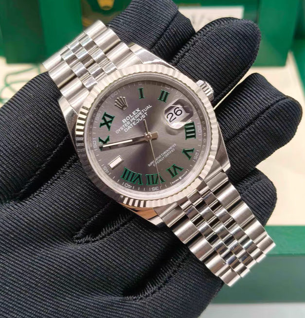 Rolex Datejust 36mm Wimbledon Jubilee m126234-0045 Men's watch 2024 Like New - GreshamTech