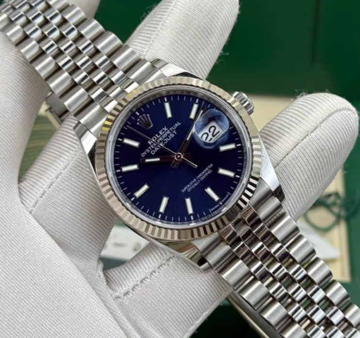 Rolex Datejust 36mm Blue Index Jubilee 126234-0017 Men's watch 2022 Like New - GreshamTech