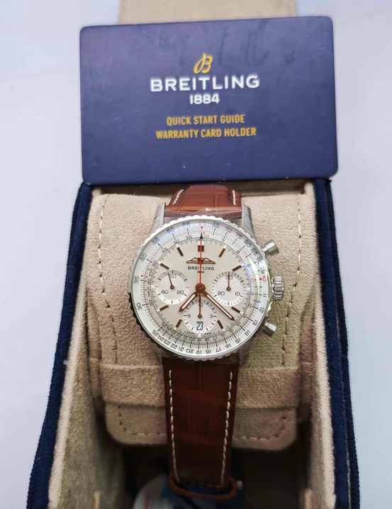 Breitling AB0139211G1P1 41mm Men's Watch Brand New - GreshamTech