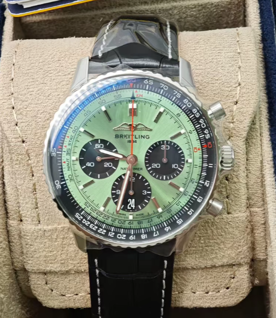 Breitling AB0138241L1P1 43mm Men's Watch Brand New - GreshamTech