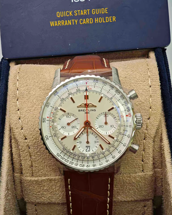 Breitling AB0139211G1P1 41mm Men's Watch Brand New - GreshamTech