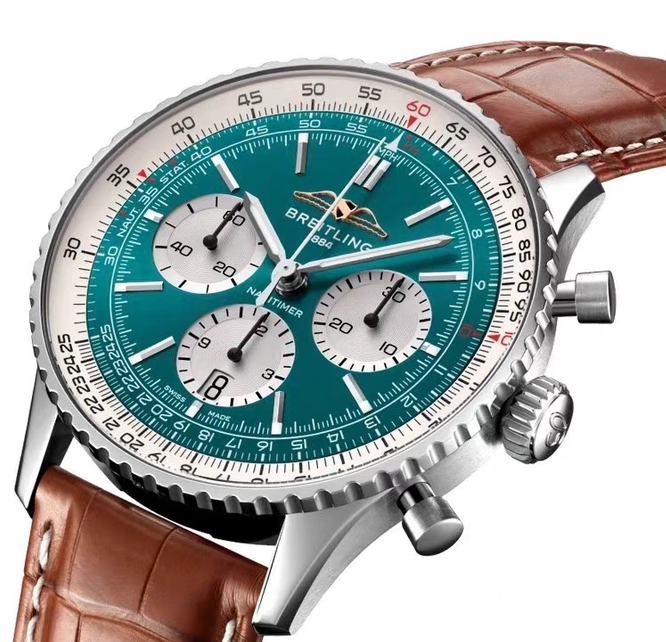 Breitling Navitimer AB01388A1L1P1 43mm Men's Watch Automatic Like New condition - GreshamTech