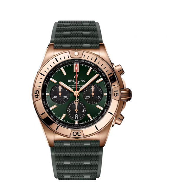 Breitling RB0134101L1S1 18K 42mm Men's Watch Brand New - GreshamTech