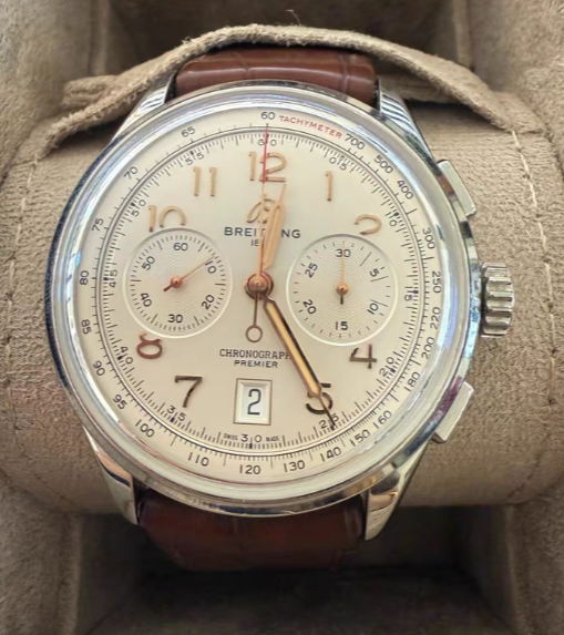 Breitling AB0145211G1P2 42MM Men's Watch Like New - GreshamTech