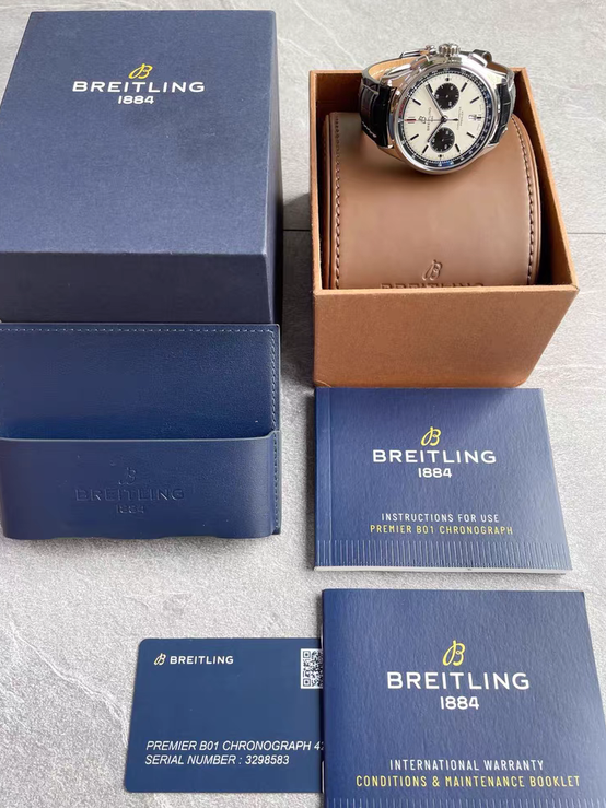 Breitling AB0118221G1P1 42mm Men's Watch Like New - GreshamTech