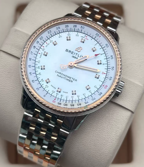 Breitling U17395211A1U1 35mm Women's Watch Like New - GreshamTech