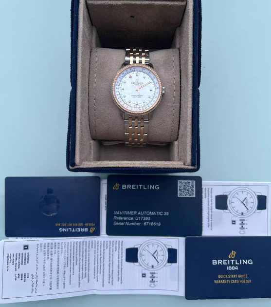 Breitling U17395211A1U1 35mm Women's Watch Like New - GreshamTech