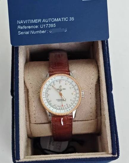 Breitling A173951A1K1P1 35mm Women's Watch Brand New - GreshamTech