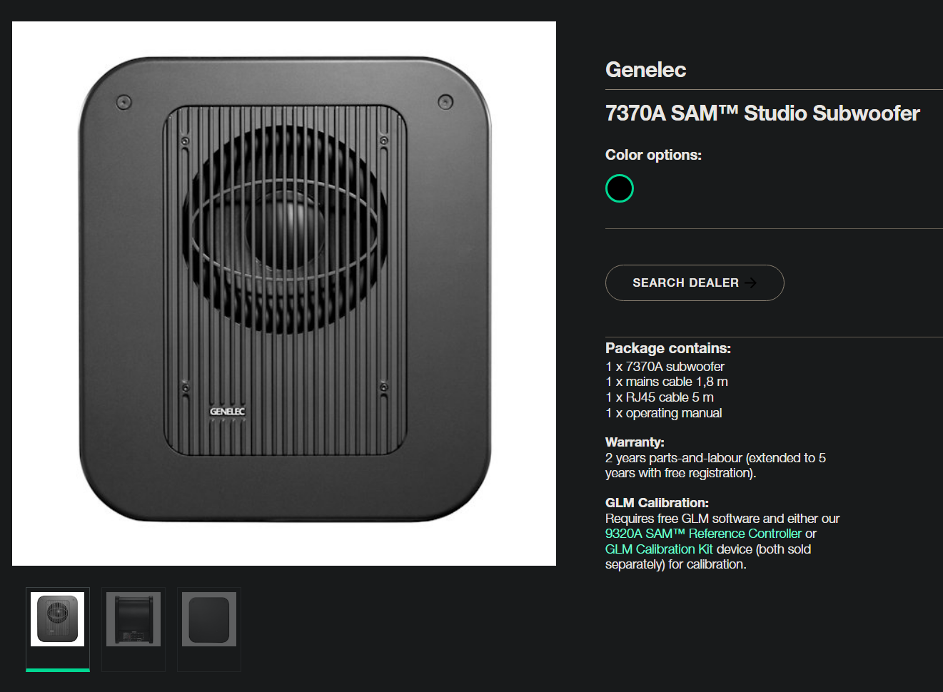 Genelec 7370A 12inch Subwoofer Sub bass Studio Monitor Speaker Brand New (each - GreshamTech