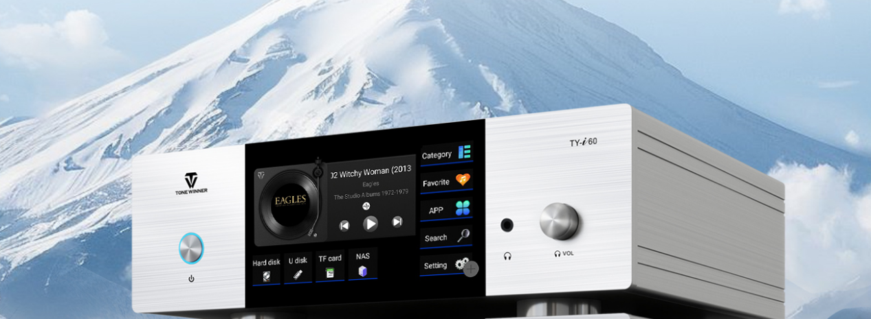 TY-i60 DAC DAP high fidelity Music Streamer Player Brand New - GreshamTech