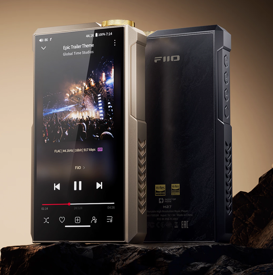 Fiio M27 DAC DAP Portable Android Music Player High fidelity 9039SPROx2 New - GreshamTech