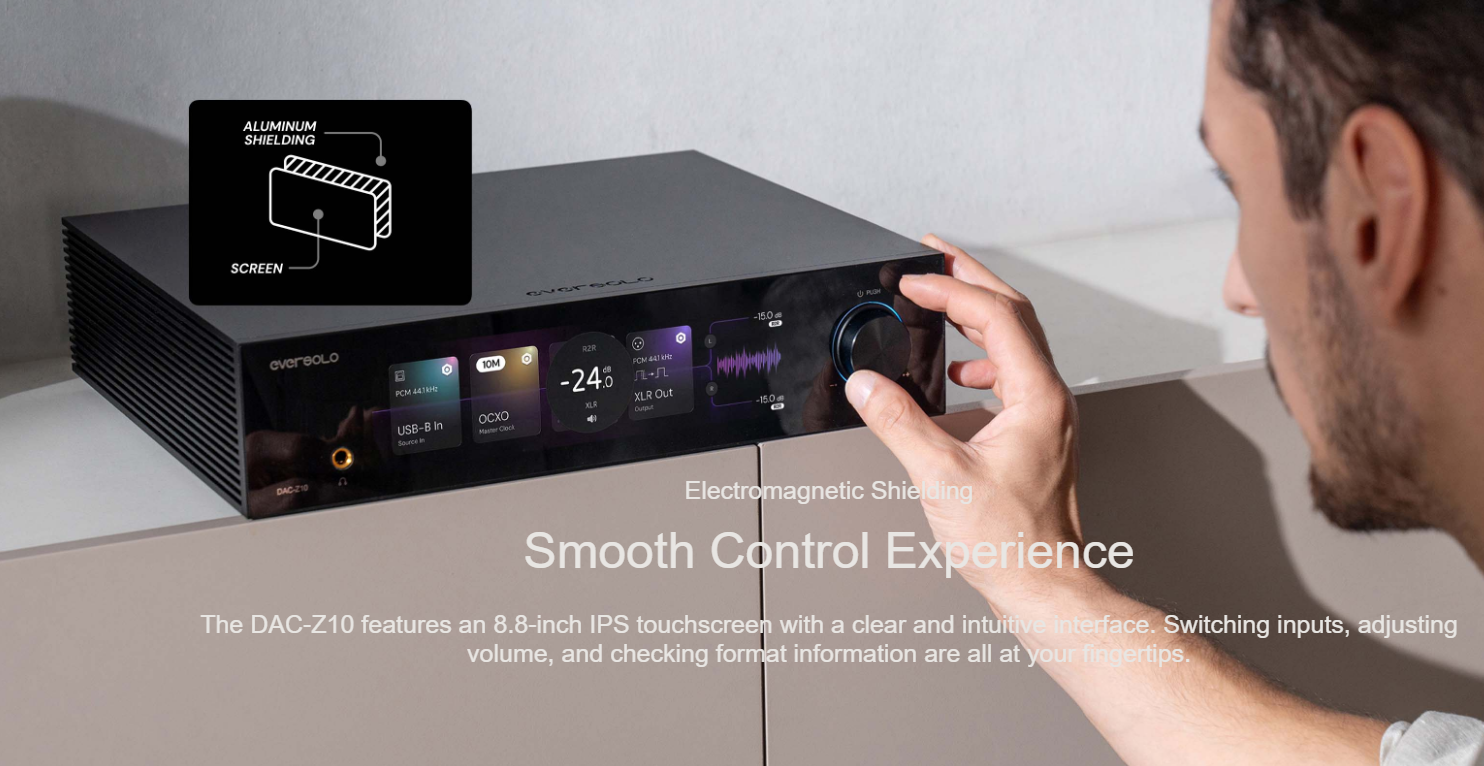 Eversolo Z10 DAC DAP and Speaker Headphones AMP AK4499 R2R Brand New - GreshamTech