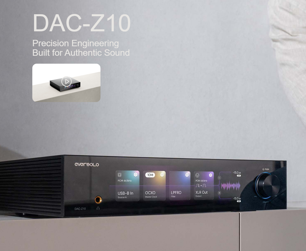 Eversolo Z10 DAC DAP and Speaker Headphones AMP AK4499 R2R Brand New - GreshamTech