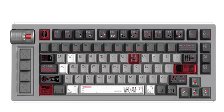 Lemokey HE8K Magnetic Switch Wired Keyboard Ten Key Less Brand New - GreshamTech