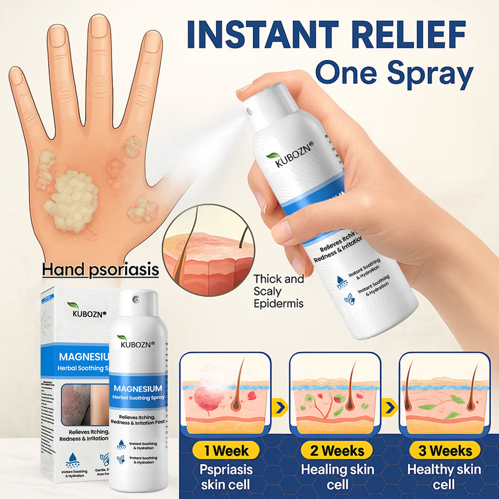 Official Store: KUBOZN® Magnesium Herbal Psoriasis Spray