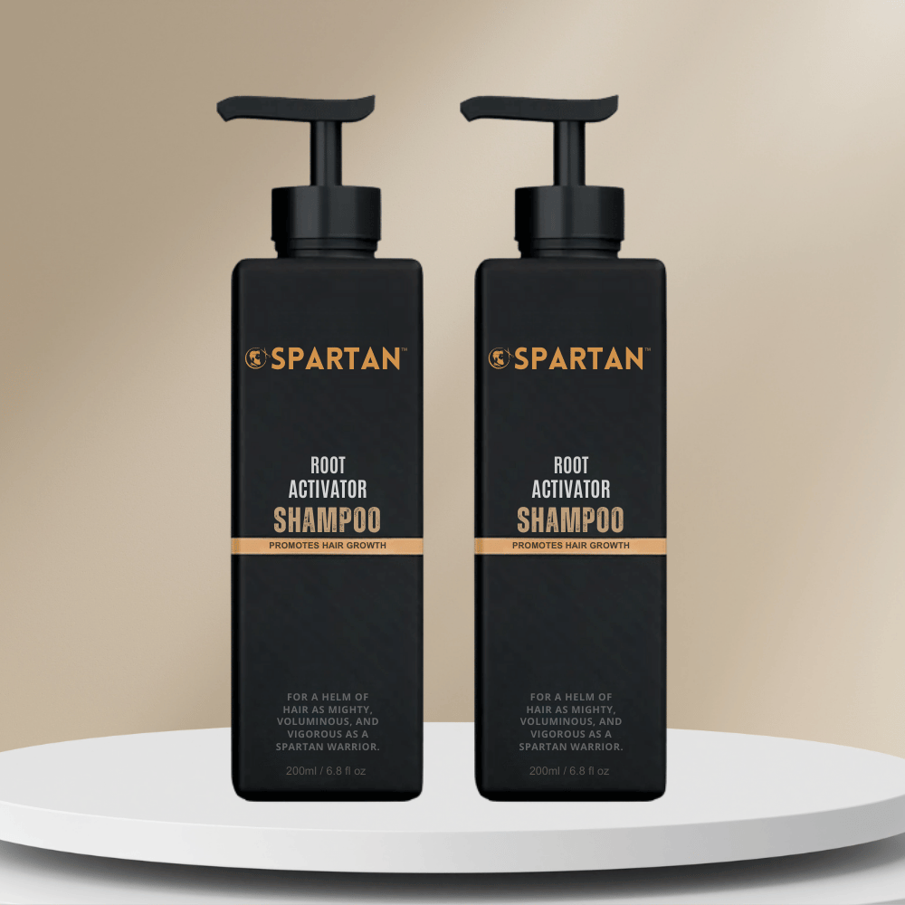 Spartan™ Root Activator Shampoo | Revitalize your scalp to awaken stronger follicles for visibly denser hair!