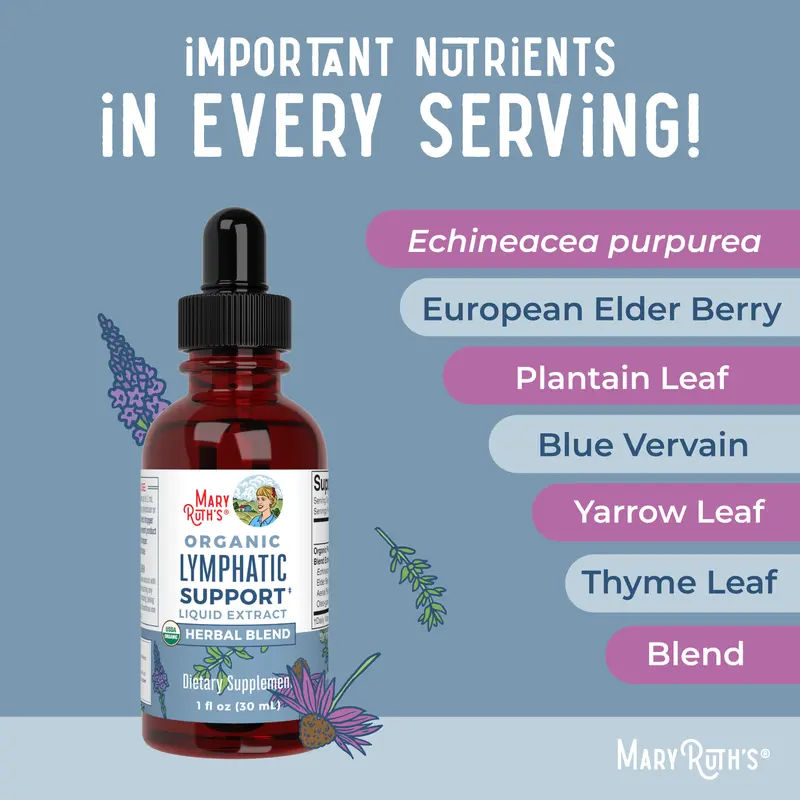 MaryRuth's Lymphatic Support Herbal Blend Liquid Drops