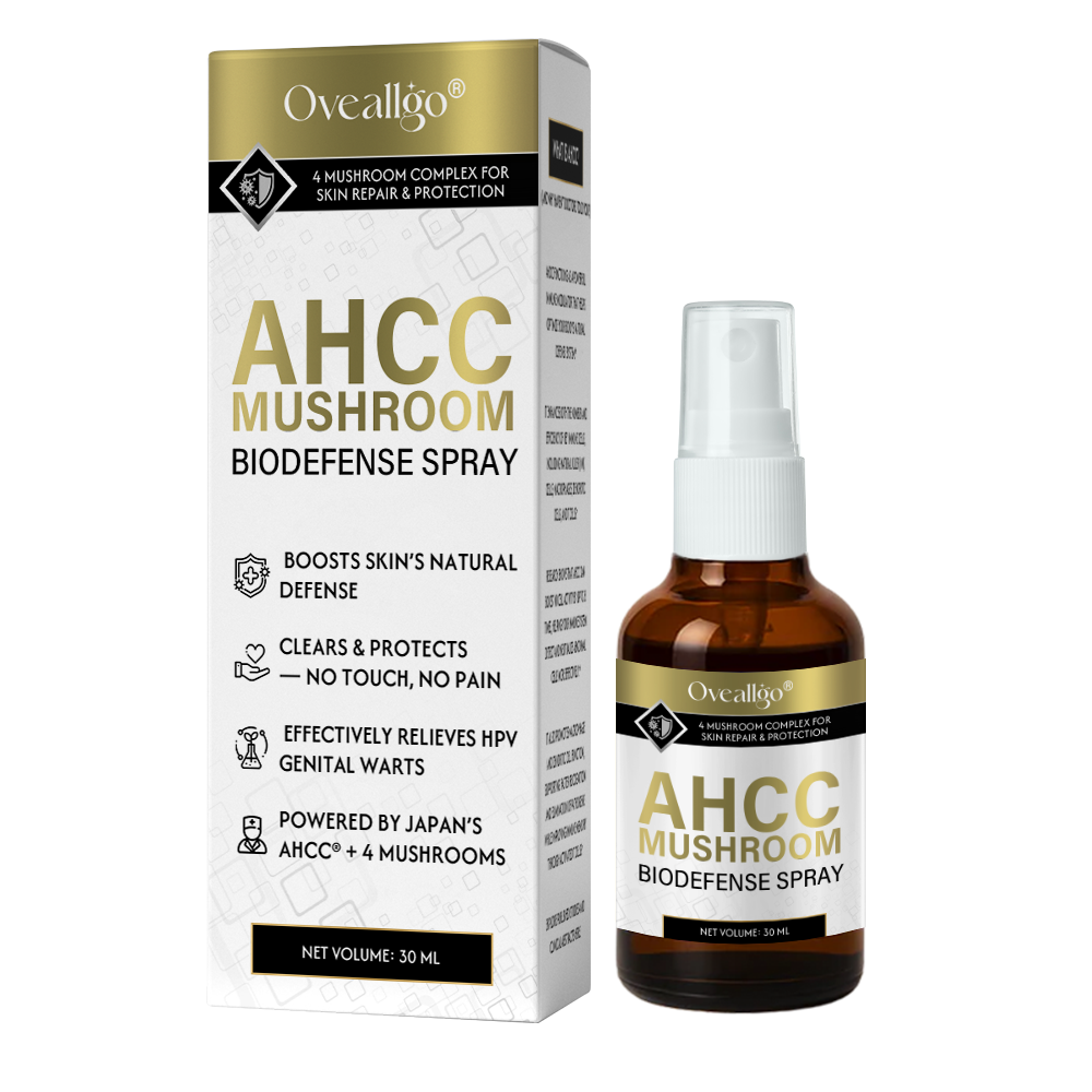Oveallgo® AHCC Mushroom HPV Genital Warts Eraser Spray