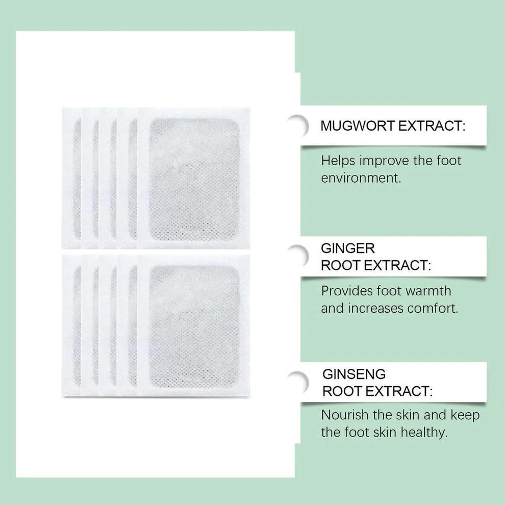 100% Merbal & Gentle Ingredient Detox Foot Pads (BUY 1 GET 1 FREE )