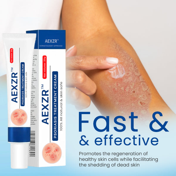 AEXZR™ Psoriasis Treatment Cream🌿 Dermatologist-Developed Herbal Formula: Targets Inflammation at The Root for Lasting Relief.