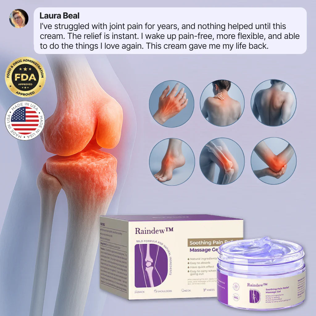 🎁 Limited-time offer: 55% off! 🔥LOVILDS™ Turmeric & Emu Oil Arthritis Soothing Pain Relief Massage Gel 👨‍⚕️