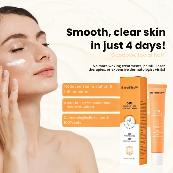 BareBliss™ | Stop 97% of hormonal hair growth at the root in just 4 days!