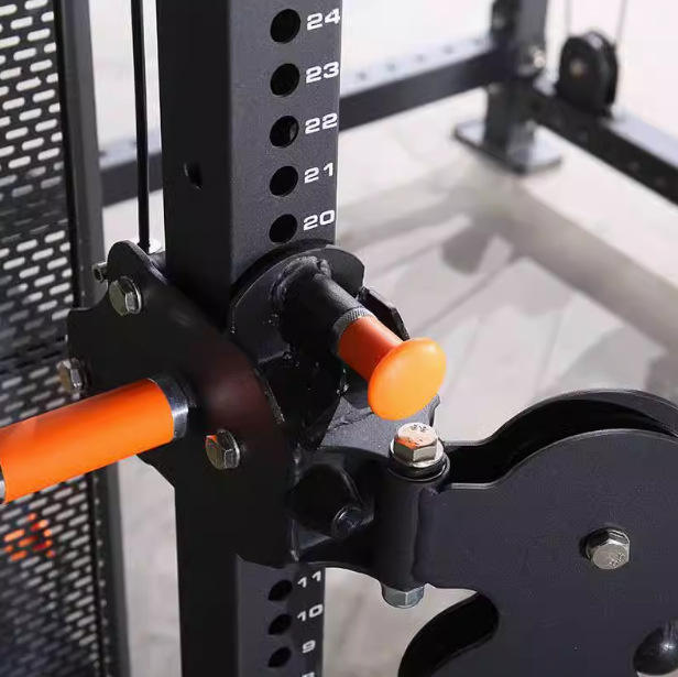 New Style Commercial Fitness Equipment Comprehensive Strength Training Smith Machine Multi-Function Station-Made Durable Metal