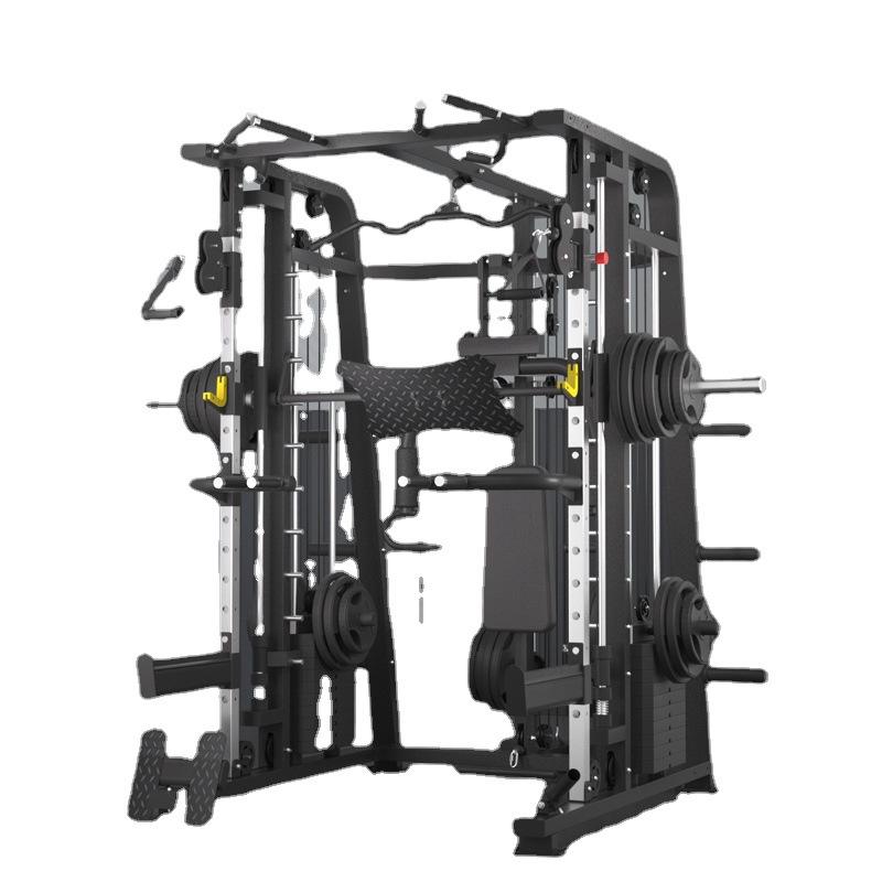 Commercial Comprehensive Fitness Equipment Multifunctional Trainer Bodybuilding Gym Equipment Smith Machine Squat Rack