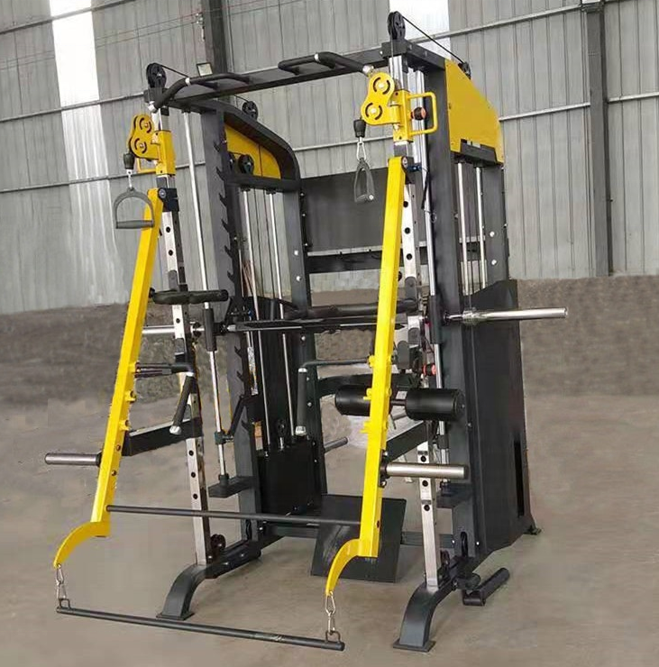 Multi Functional Trainer Barbell Rack Squat Racks Fitness Equipment Smith Machine Commercial Gym Fitness Equipment