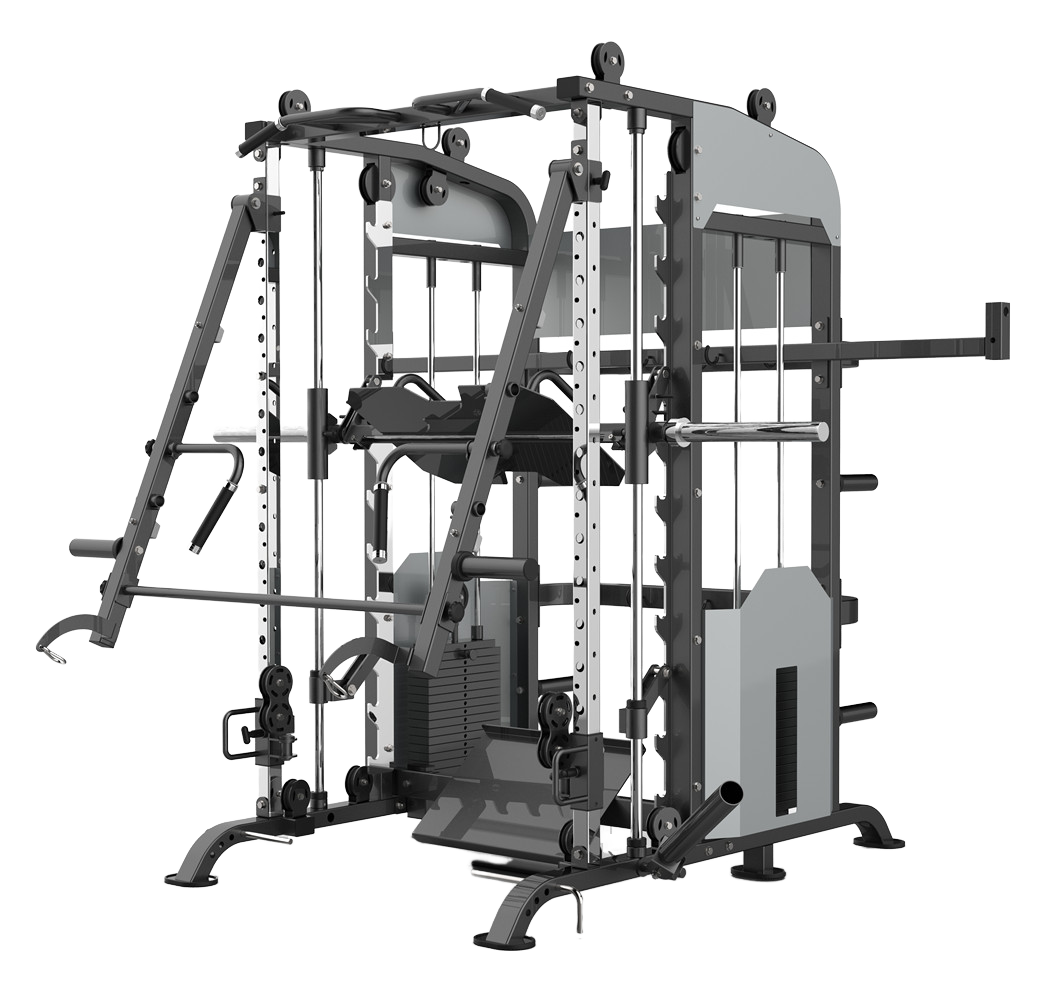 Multi Functional Trainer Barbell Rack Squat Racks Fitness Equipment Smith Machine Commercial Gym Fitness Equipment