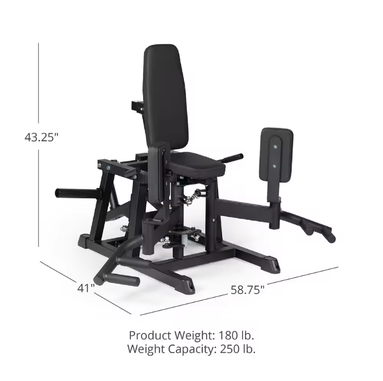 Dual Function BodyBuilding Strength Equipment Abductor and Adductor Trainer Inner/ Outer Thigh Machine