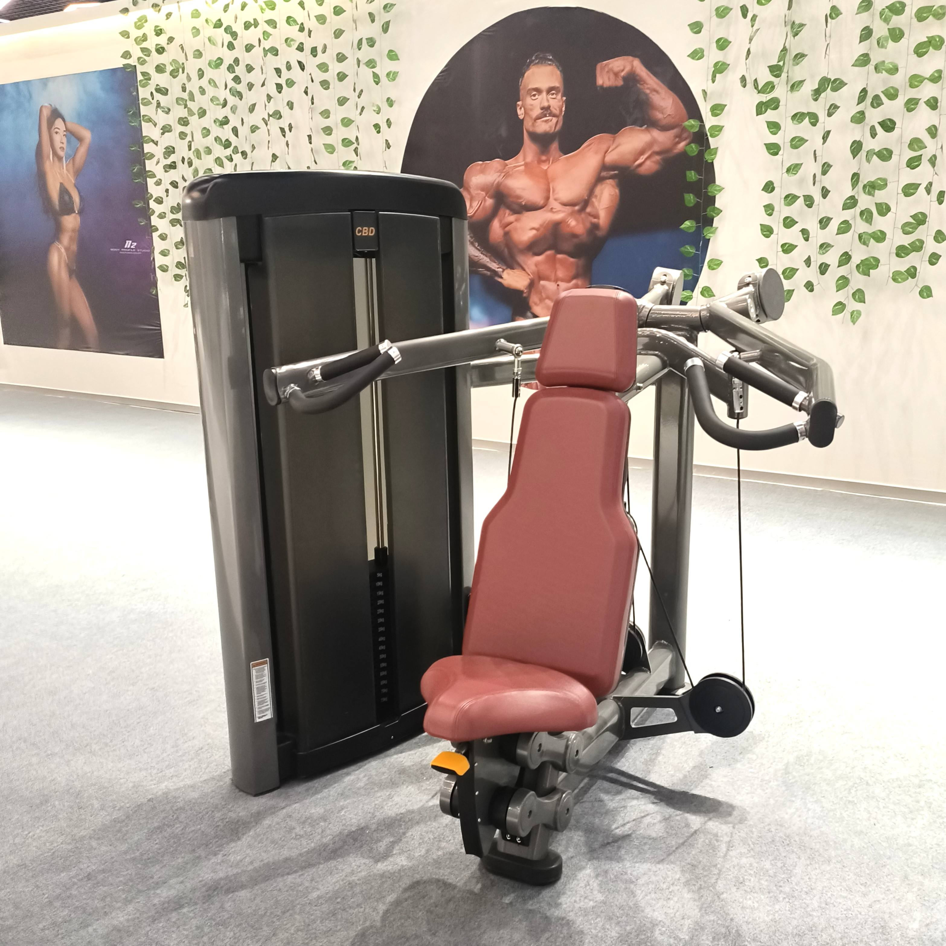 Gym Equipment Body Building Wholesale Fitness Strength Training Pin Loaded Lateral Raise Chest Seated Shoulder Press Machine